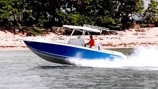 Jupiter 26 Center Console in Blue