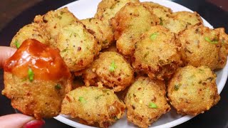 प्याज़ सूजी के कुरकुरे आसान पकोड़े || crispy suji ke pakode/rava pakodi/evening tea time snacks/pakoda