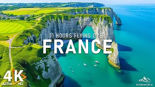 FRANCE 4K UHD - Scenic Relaxation Film with Calm Music - 4K Video Ultra HD