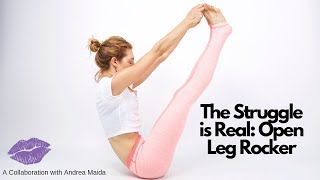 The Struggle is Real: Open Leg Rocker on the Mat | Online Pilates Classes