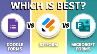 Google Forms vs Jotform vs Microsoft Forms (2026) - Which One Is BEST?