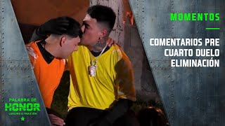 Comentarios pre cuarto duelo eliminación | Palabra de Honor | Canal 13