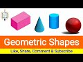 geometric shapes भूमितीय आकार भौमितिक आकार cuboid cone cylinder sphere std 2 shapes