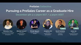 Pursuing a PreSales Career as a Graduate Hire