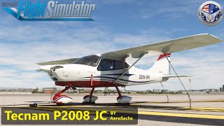 Tecnam P2008 JC by AeroSachs - Flight \u0026 Review - Microsoft Flight Simulator 2020