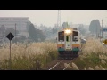 山形鉄道　フラワー長井線　白兎駅到着～発車　2011.10.14