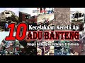 10 TABRAKAN KERETA API ADU BANTENG TERPARAH di INDONESIA | Dean Sepurpedia 013