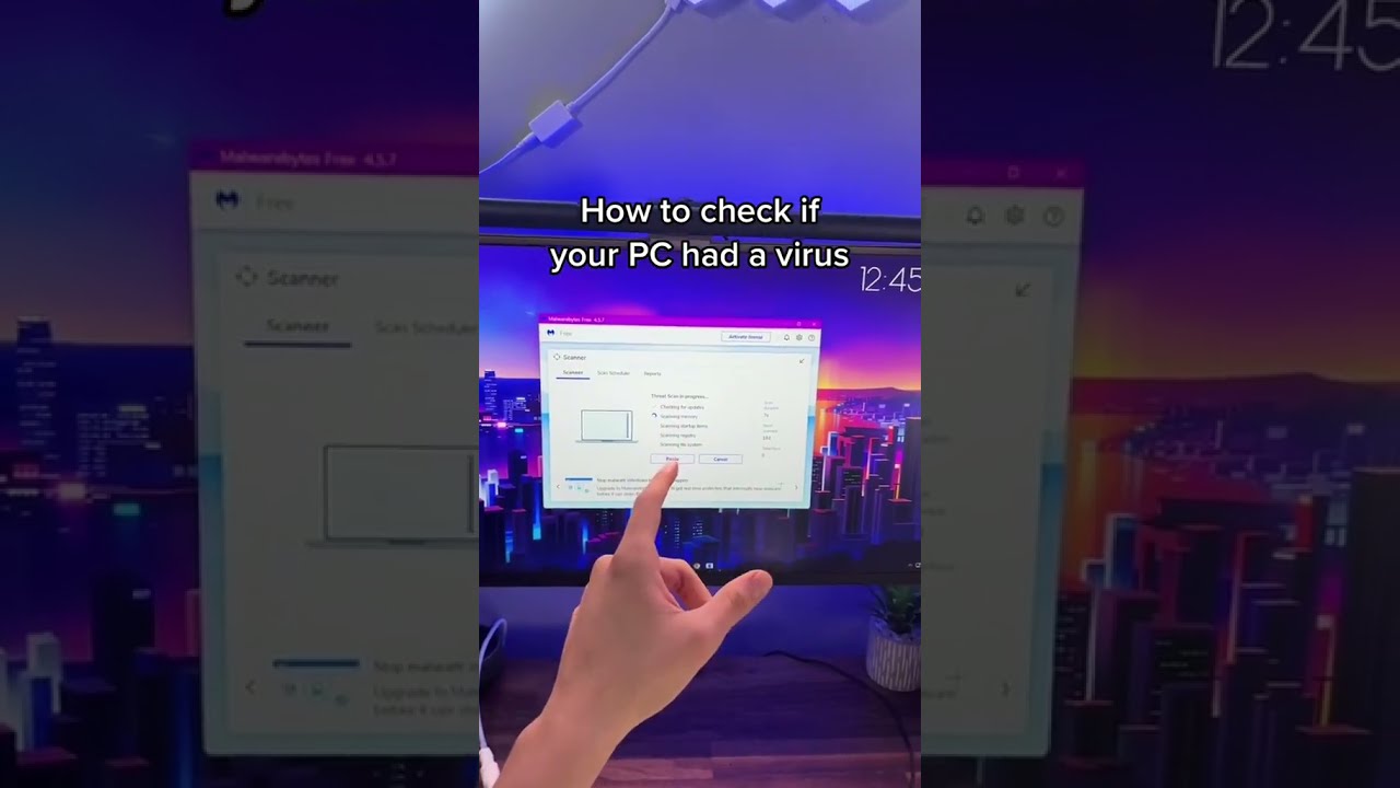 How to check if your pc had a virus.#Shorts#pc virus