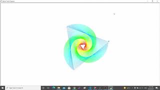 Python Turtle Graphics #14 : Multiple Triangle Rainbow Part 2