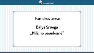 Balys Sruoga – „Milžino paunksmė“ - Mokslinčius.lt - Tavo mokytojas telefone !