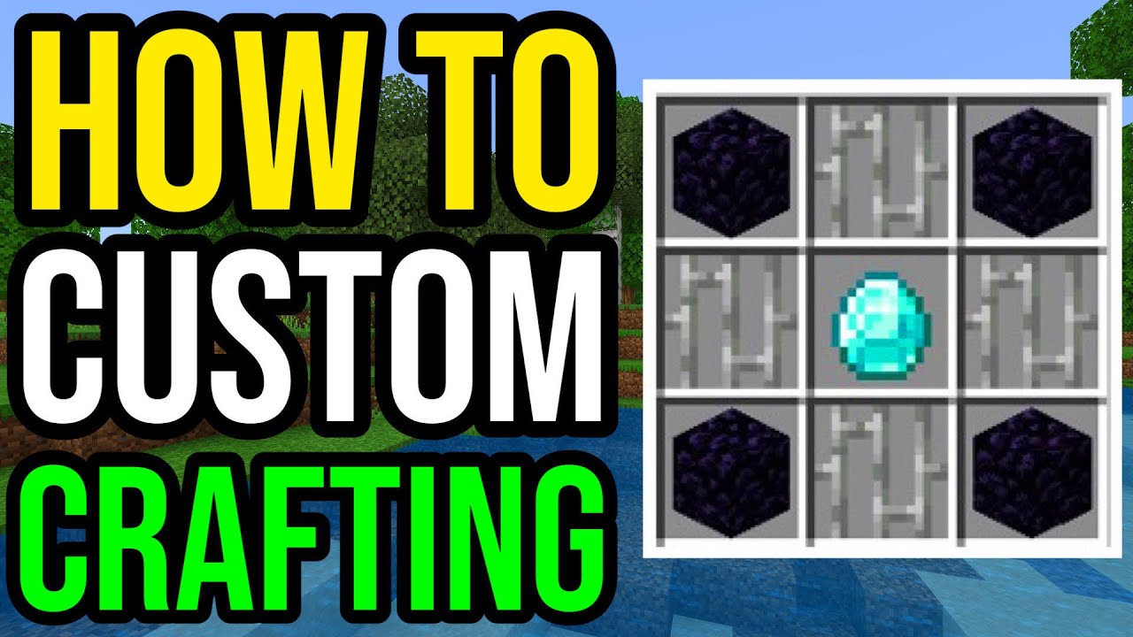 How To Make Custom Crafting Recipes In Minecraft Bedrock With Commands