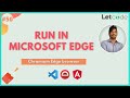 Run in Edge Chromium | Protractor Tutorial | LetCode