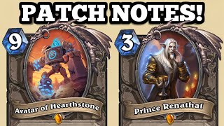 Prince Renethal is BACK IN STANDARD! Two NEW Free Legendaries! Early Access Tavern Brawl!