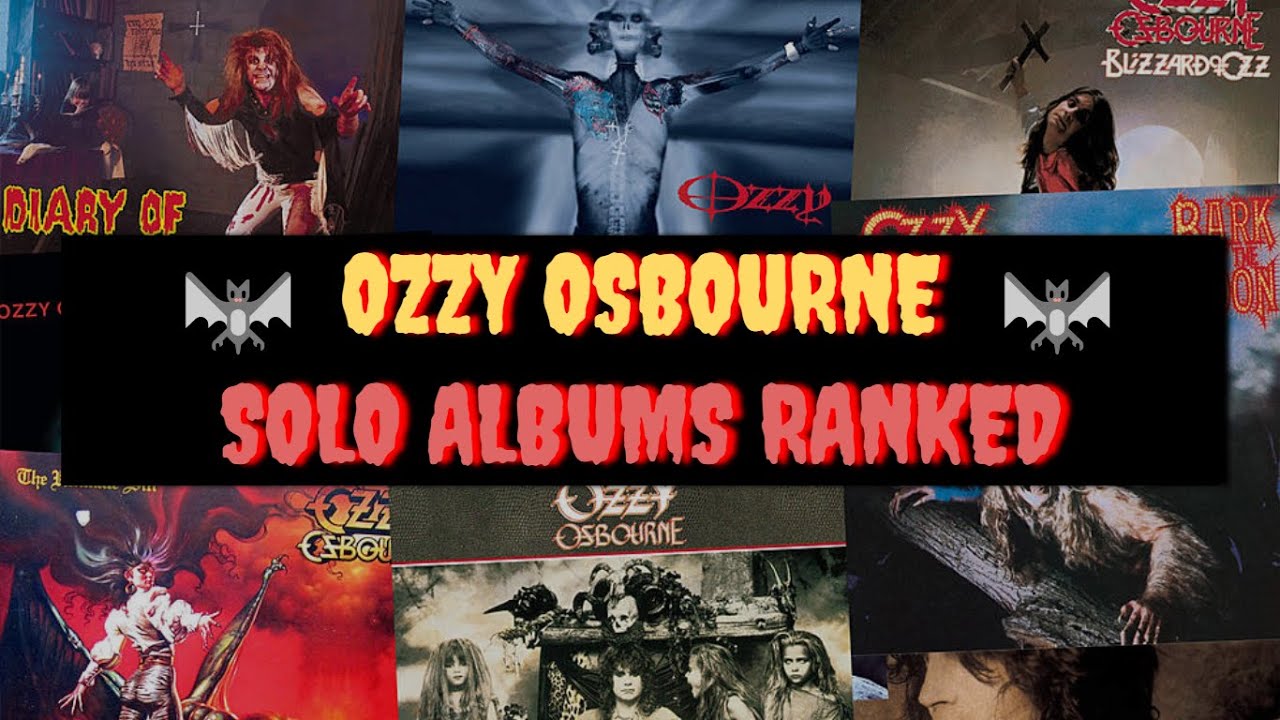 RANKING OF OZZ: OZZY OSBOURNE Solo Albums RANKED From WORST To BEST ...