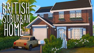 British Suburban Home ☕ // Sims 4 Speed Build