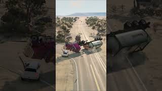 Realistic Highway Car Crashes #172 - BeamNG.drive