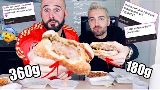 MANGIAMO HAMBURGER DA 500g MENTRE (s)PARLIAMO DELLE NOSTRE CRUSH E CASI UMANI! | Mukbang 🍔