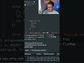 How to flatten a javascript array using flatMap #shorts