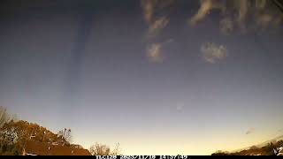 Preston Weather Time lapse 10 November 2023