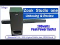 Zook Studio One Sound Bar 2.1 channel |200 watts |Telugu