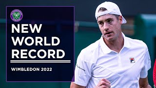 John Isner Sets Aces World Record | Wimbledon 2022