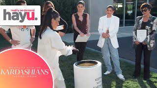 The Kardashian Family Fills Up Their Time Capsule | Season 20 | Keeping Up With The Kardashians