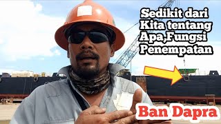 Apa itu Ban Dapra ? Fungsi dan Posisi Penempatan Ban Dapra Fender Tyre Of Tongkang Batubara