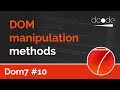 Dom7 Tutorial #10 - DOM Manipulation Methods