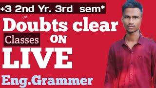 Doubt clear class on LIVE | Noun  Not Failure by Charan Bindhani