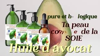 Huile d'Avocat Biologique, Écologique, Pressée à Froid 🥑 Bleu \u0026 Marine Bretania