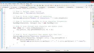 "Find Duplicate Characters in a String Using HashMap | Java for Testers"