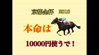 【京都金杯2018】新年早々ブチ込むで