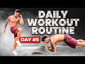 PERFECT 15 MINUTE FAT BURNING WORKOUT | Daily Workout Day 5 (No Equipment, Bodyweight Only, HIIT)