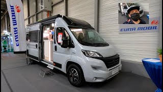 EURA MOBIL V 635 EB B ALL NEW MODEL 2022 RV CAMPER VAN FIAT DUCATO WALKAROUND AND INTERIOR