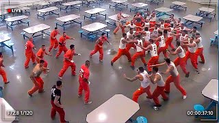 Most BRUTAL Prison Fights Caught On Camera