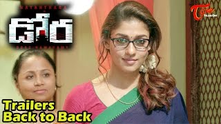 Dora Telugu Movie Trailers Back to Back || Nayanthara || Bindu Madhavi || #Dora