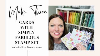 Online Stampin’ Up! Card Class Featuring the Simply Fabulous Stamp Set
