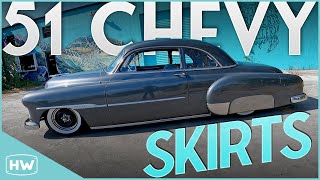 Custom Skirts on this 1951 Chevy Sports Coupe - Hutch's Welding