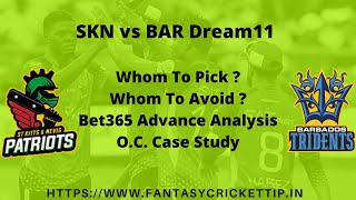 CPL 2020 : Match 11 - SKN vs BAR Dream11 Prediction
