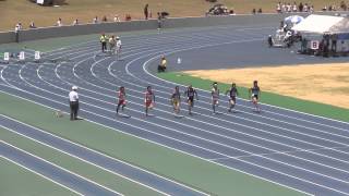 20130614 近畿総体　男子　100ｍ　準決勝　1組