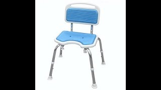 【MedGear美而輔具】 免工具靠背洗澡椅-組裝影片 Shower Chair With Soft Pad