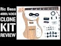 Rickenbacker 4001/4003 Bass DIY Kit Review (Mod Bass Kit-The Fretwire, RC-4/RCA-4 Pit Bull Guitars)