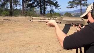 AK47 with no muzzle brake
