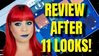 Jeffree Star Blue Blood palette HONEST REVIEW after doing 11 looks