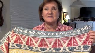 Crochet Double Border (Envelope Border) - Special Row