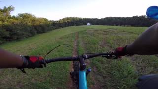 Full Suspension Trek Fat Bike On Trail