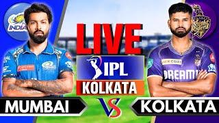 IPL 2024 Live: KKR vs MI, Match 60 | IPL Live Score & Commentary | Kolkata vs Mumbai | Innings 2