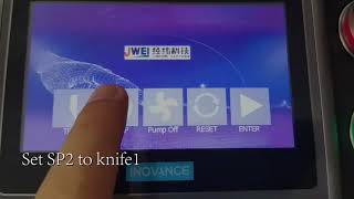 How to calibrate knife knife1 tools offset in JWEI LST 0604 RM