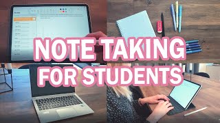 How to take notes in college | Easy note-taking methods for studying