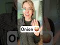 how to pronounce onion 🧅 shorts quick english pronunciation mini lesson